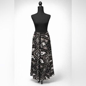 INC International Concepts Abstract Print Maxi Skirt Women’s Medium